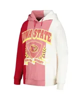 Women's Gameday Couture Cardinal Iowa State Cyclones Hall of Fame Colorblock Pullover Hoodie