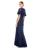 Women's Embellished Floral Gown