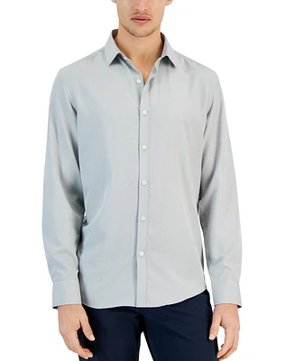 Alfani Men's Regular-Fit Heather Shirt, Created for Macy's