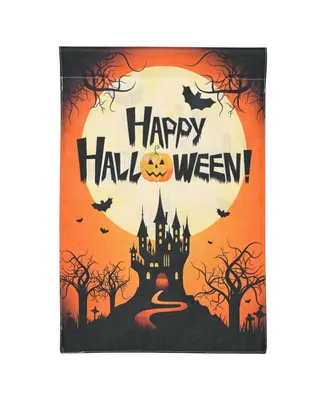 12"x18" Halloween Garden Flag Castle Bat Pumpkin Jack O Lantern Party Decoration