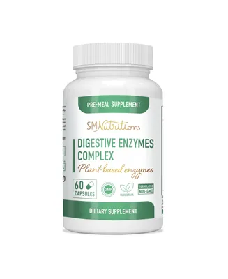 SMNutrition Digestive Enzymes Complex Capsules, SMNutrition, 60ct