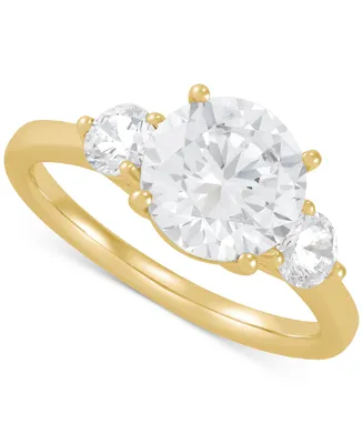 Grown With Love Igi Certified Lab Grown Diamond Three Stone Engagement Ring (3 ct. t.w.) in 14k Gold