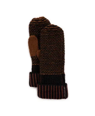 Muk Luks Women's Textured Mitten Gloves