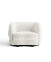 Isabella 43" Boucle Fabric Club Chair