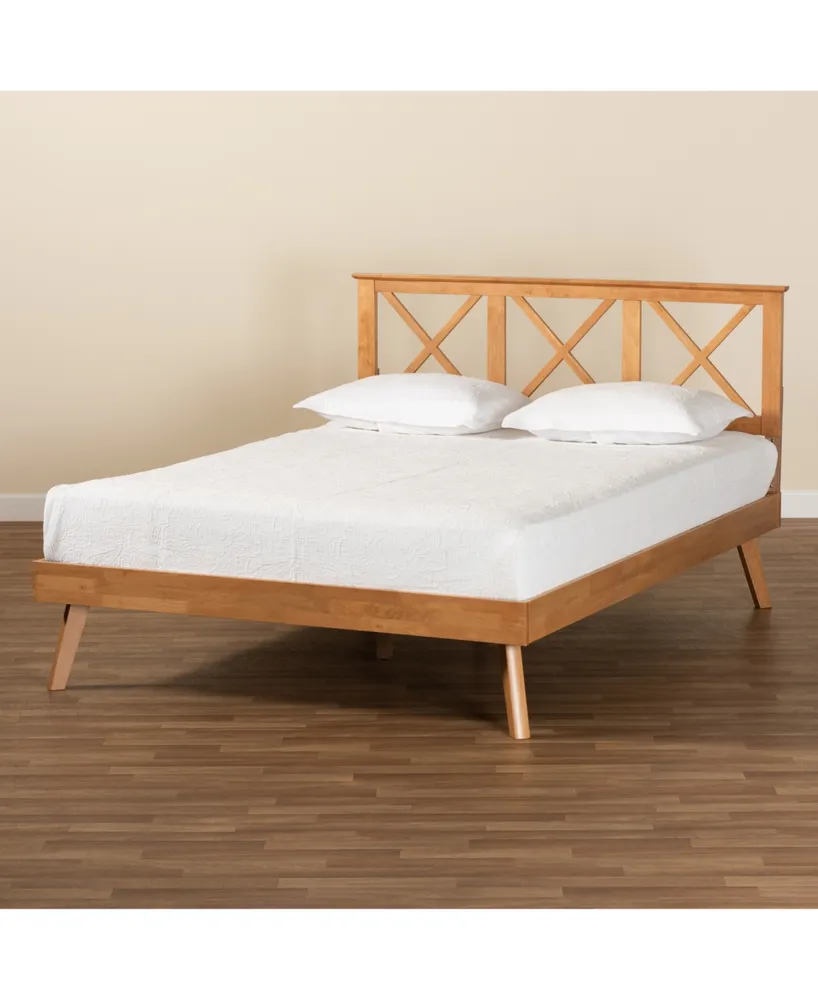 Baxton Studio Galvin Modern and Contemporary Full Size Finished Wood Platform Bed
