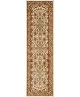 Safavieh Lyndhurst LNH211 Ivory and Tan 2'3" x 18' Runner Area Rug