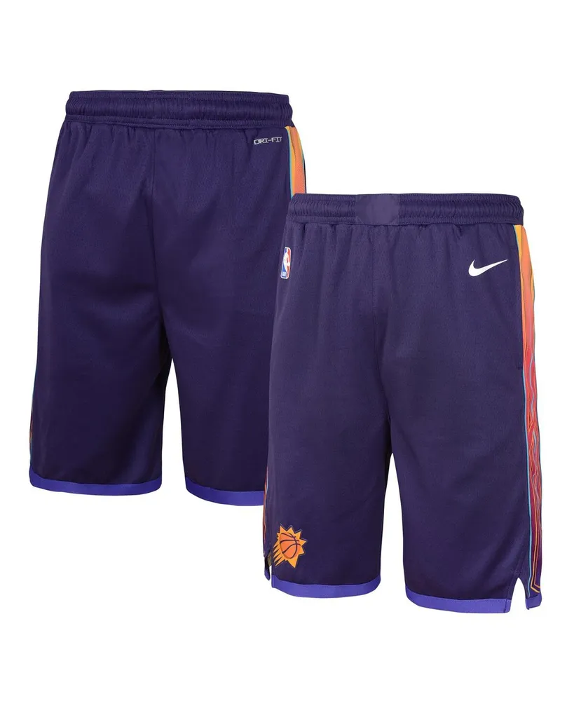 Big Boys Nike Purple Phoenix Suns 2023/24 City Edition Swingman Performance Shorts