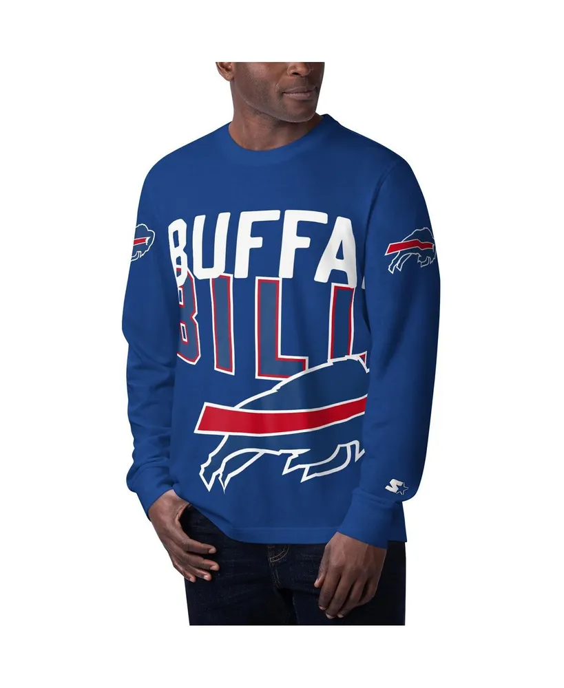 Starter Men's Starter Royal Buffalo Bills Clutch Hit Long Sleeve T-shirt