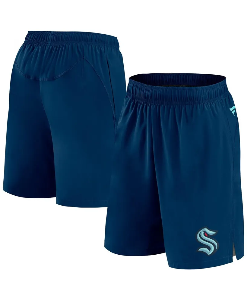 Men's Fanatics Deep Sea Blue Seattle Kraken Authentic Pro Tech Shorts