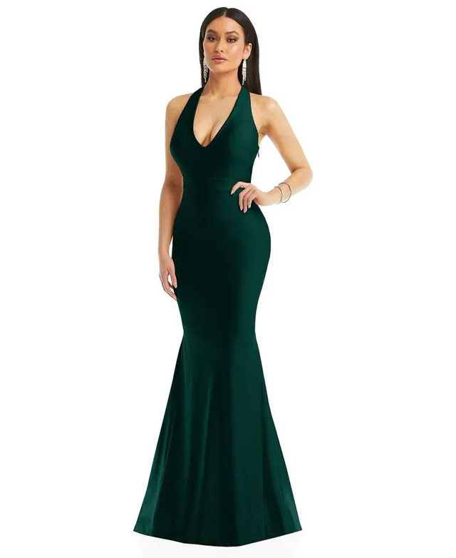 chinese dress ladies Ilse Sequin Mesh Lace-Up Mermaid Dress