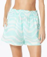 kate spade new york Women's 2.25" Cotton Cover-Up Shorts