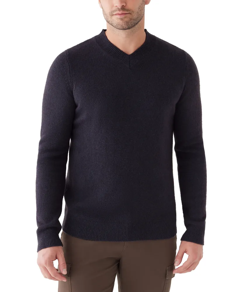 Frank And Oak Men's V-Neck Wool Sweater