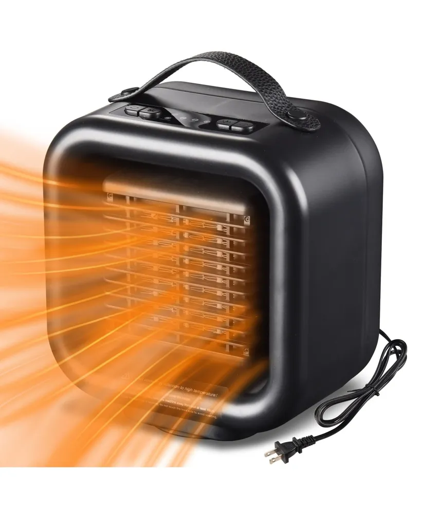 HOMCOM Portable Space Heater for Indoor Use with Oscillation