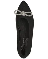 Skechers Women's Cleo Point Bow - Glitzy Haze Skimmer Flats from Finish Line