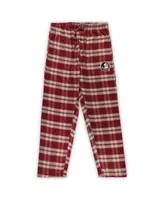 Men's Profile Garnet, Gold Florida State Seminoles Big and Tall 2-Pack T-shirt Flannel Pants Set