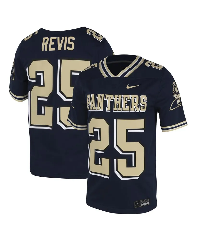 Men's Nike Darrelle Revis Navy Pitt Panthers Replica Untouchable Jersey