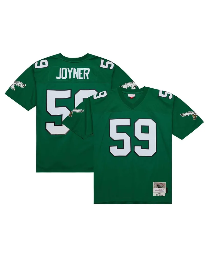 Men's Mitchell & Ness Seth Joyner Kelly Green Philadelphia Eagles Legacy Replica Jersey