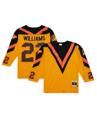 Men's Mitchell & Ness Dave Williams Yellow Vancouver Canucks 1981/82 Blue Line Player Jersey
