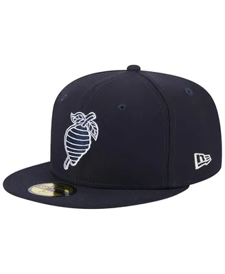 Men's New Era Navy Charlotte Knights Theme Nights Black Hornets 59FIFTY Fitted Hat