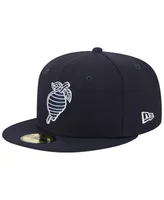 Men's New Era Navy Charlotte Knights Theme Nights Hornets 59FIFTY Fitted Hat