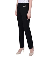 Ny Collection Petite Scuba Crepe Ankle Pants