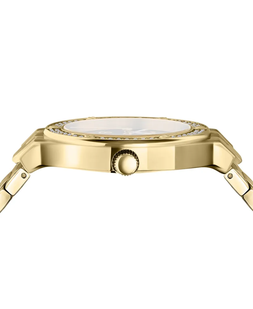 Versus Versace Women's Vittoria Three Hand Gold-Tone Stainless Steel Watch 38mm