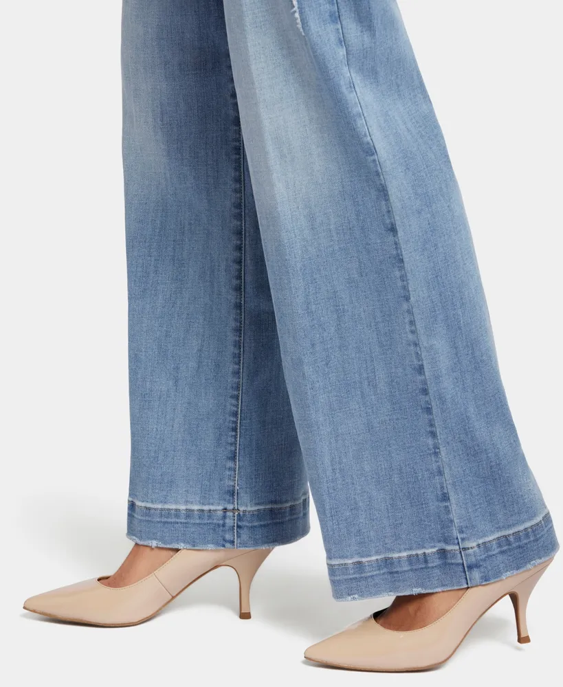 Nydj Women's Teresa Wide Leg 1.5" Hem Jeans