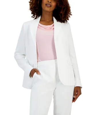 Kasper Women's Hampton Texture Notched-Collar Jacket