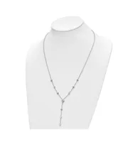 Chisel Polished Triangles Cable Chain Necklace Y Necklace