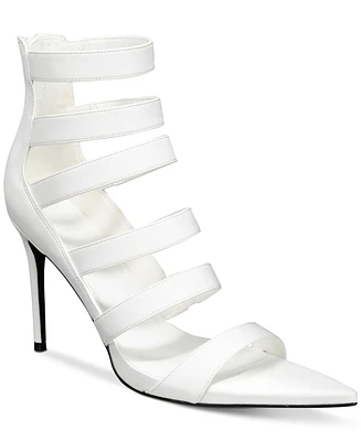 Aaj by Aminah Women's Natalya Pointed-Toe Strappy Dress Sandals