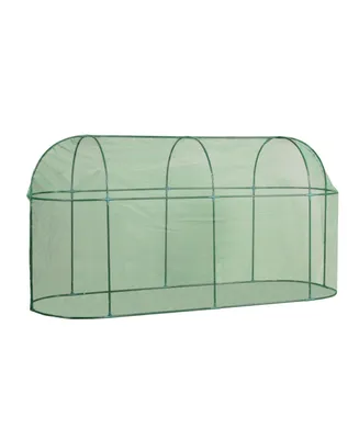 Aoodor Crop Cage Plant Protection Tent Netting Cover with Zippered Enclosure Door