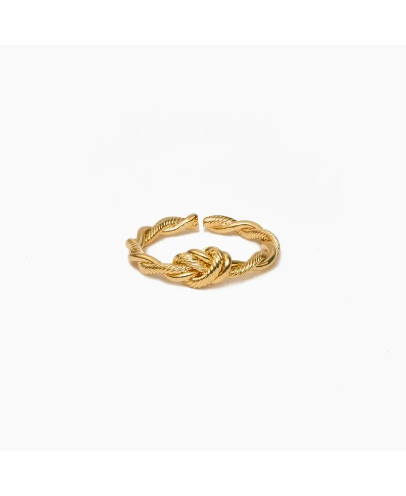 Intertwined Adjustable Ring