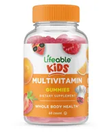 Lifeable Kids Multivitamin Gummies - Immunity And Metabolism - Great Tasting Natural Flavor, Dietary Supplement Vitamins