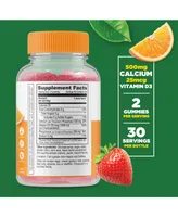 Lifeable Calcium 500 mg with Vitamin D3 1,000 Iu Gummies - Teeth, Bones, Muscles, And Nerves - Great Tasting Dietary Supplement Vitamins