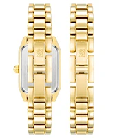 Anne Klein Women's Quartz Gold-Tone Alloy Watch Set, 20.5mm - Gold