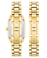 Anne Klein Women's Quartz Gold-Tone Alloy Watch Set, 20.5mm