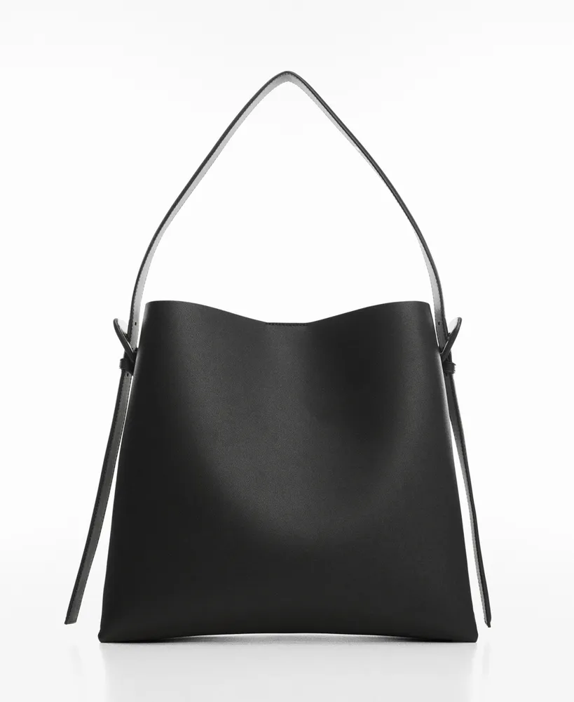 Mango Women's Buckle Detail Shopper Bag