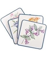 Lenox Butterfly Meadow Garden Cork Coasters, Set of 4