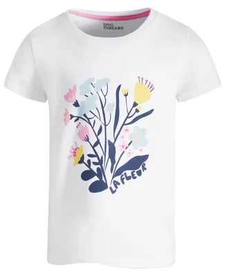 Epic Threads Big Girls Floral Graphic T-Shirt, Created for Macy's