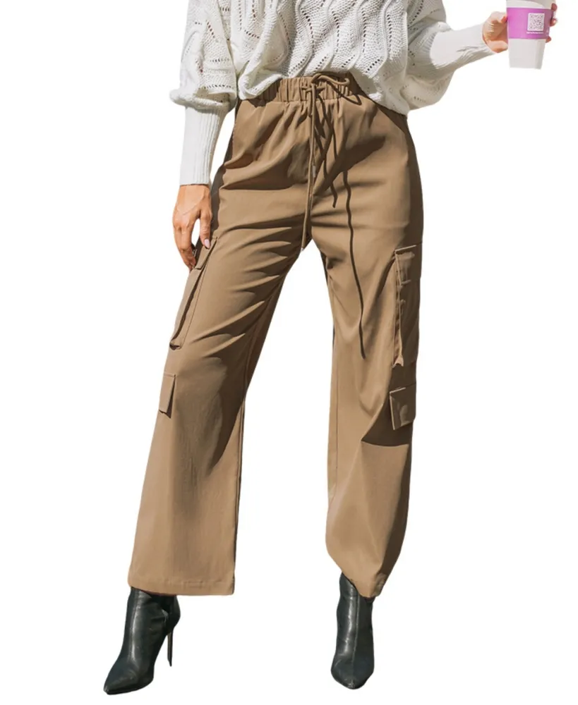 Utility Cargo Pants - Latte –