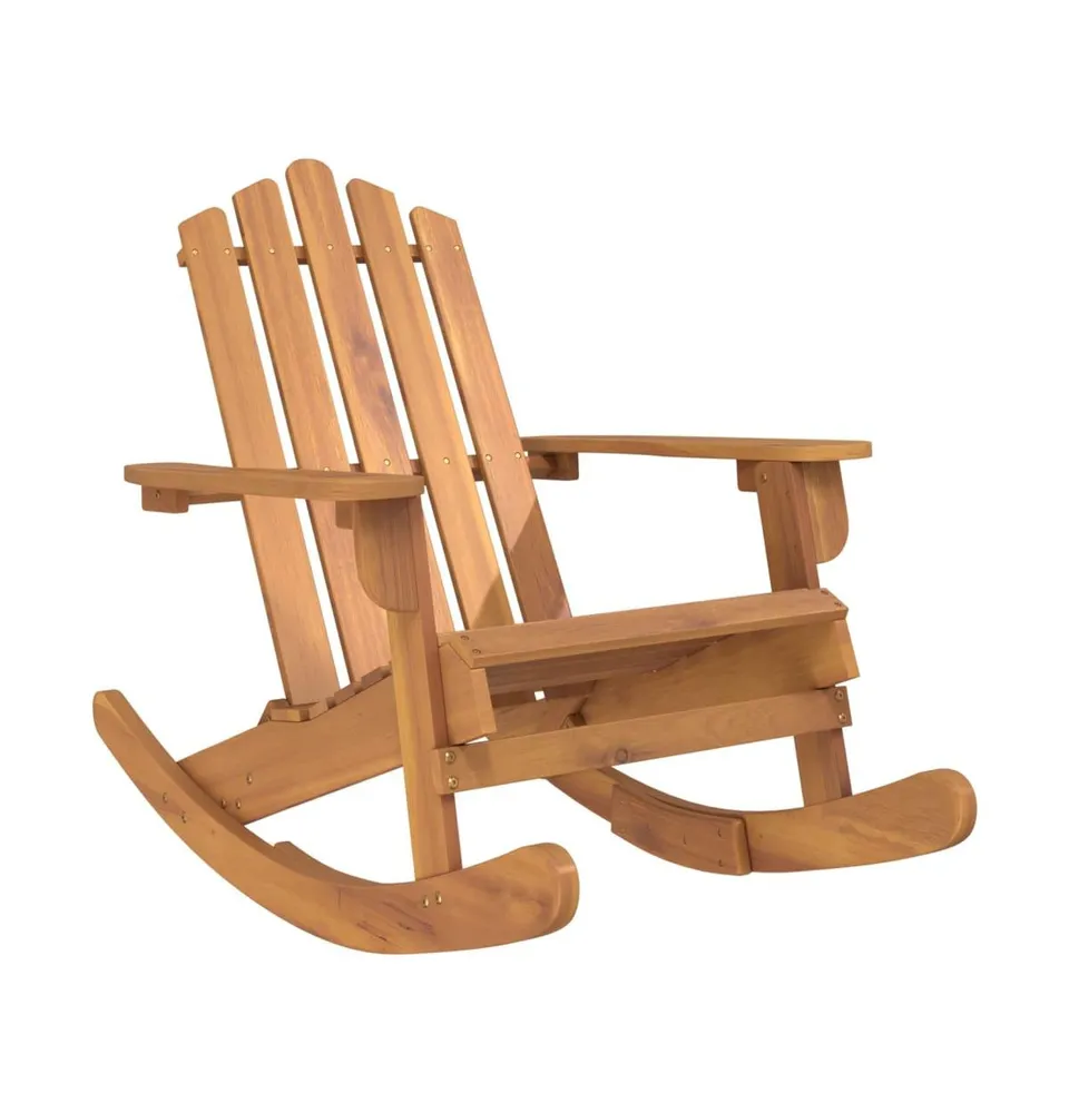 Adirondack Rocking Chair Solid Wood Acacia