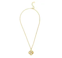 Rivka Friedman Polished Finish Large Clover Pendant Necklace