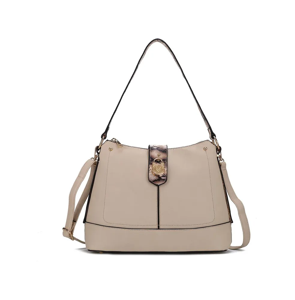 Mkf Collection Ezra Snake embossed Shoulder Bag by Mia K