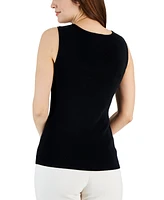 Tahari Asl Women's Scoop-Neck Sleeveless Top