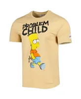 Men's and Women's Freeze Max Khaki The Simpsons Problem Child T-shirt