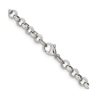 Chisel Stainless Steel 6mm 36 inch Rolo Chain Necklace