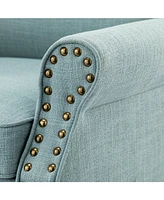 Hulala Home Iuppiter Traditional Armchair with Turned Legs