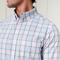 Hope & Henry Men's Organic Long Sleeve Stretch Poplin Button Down Shirt
