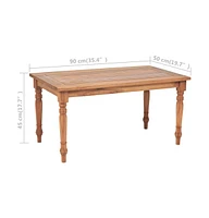 Batavia Coffee Table Teak 35.4"x19.7"x17.7"
