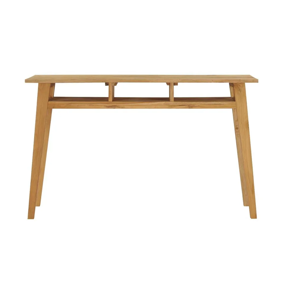 Console Table 47.2"x13.8"x29.5" Solid Teak Wood